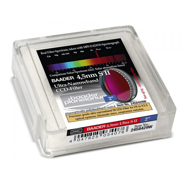 Baader Ultra-Narrowband 4,5 nm S II Filter 2"