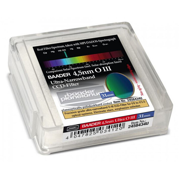 Baader Ultra-närband 4.5nm OIII CCD-filter 31mm