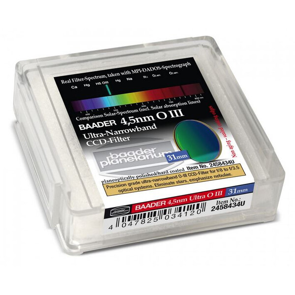 Baader Ultra-Narrowband 4,5nm OIII Filter 31mm