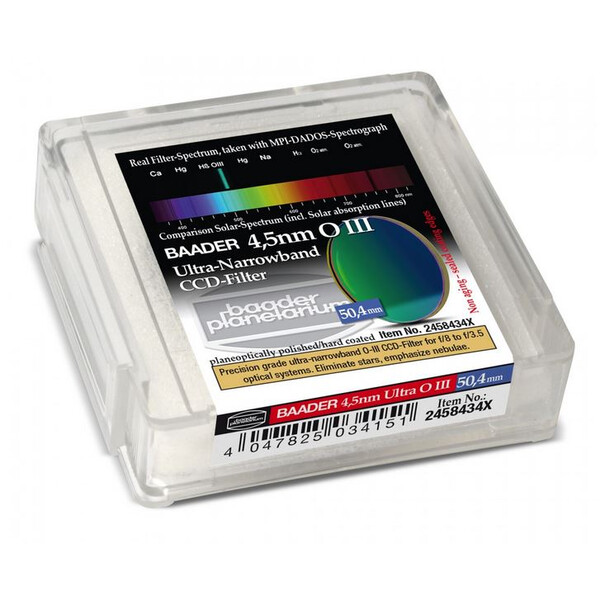 Baader Ultra-Narrowband 4,5nm OIII Filter 50,4mm