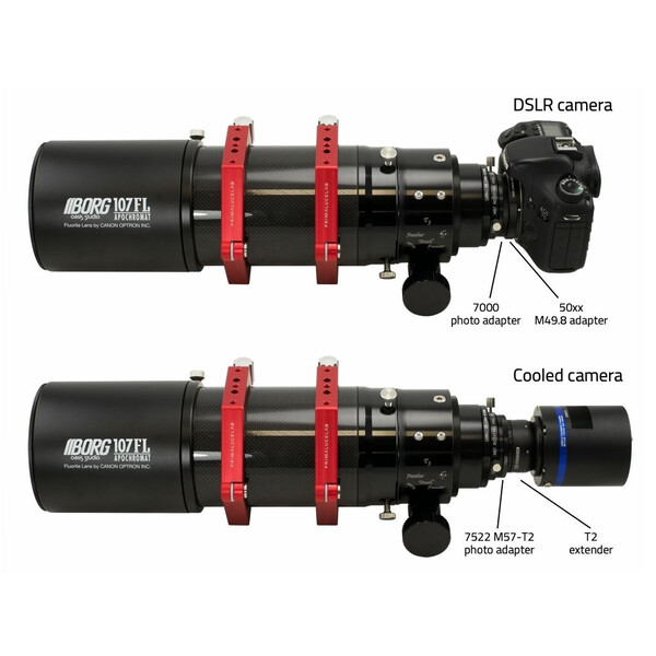 BORG Apokromatisk refraktor AP 107/417 FL PLUS OTA