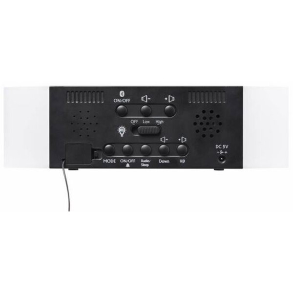 Bresser FM-radioväckarklocka med Bluetooth-funktion