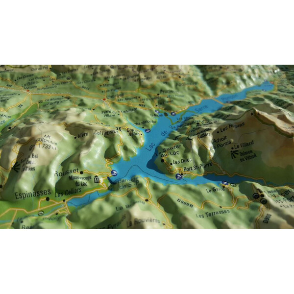 3Dmap Regionkarta Le Massif des Ecrins