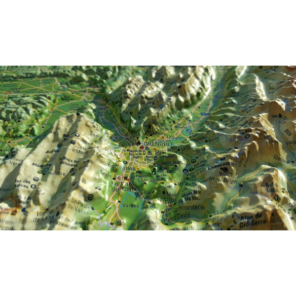 3Dmap Regionkarta L'Isère