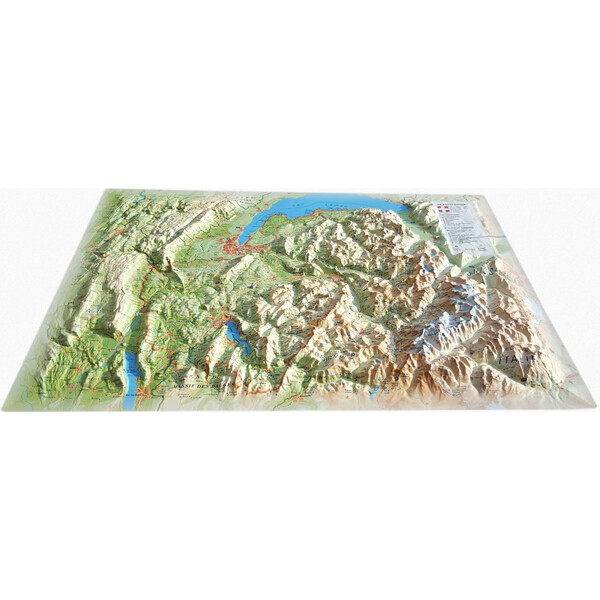 3Dmap Regionkarta La Haute Savoie