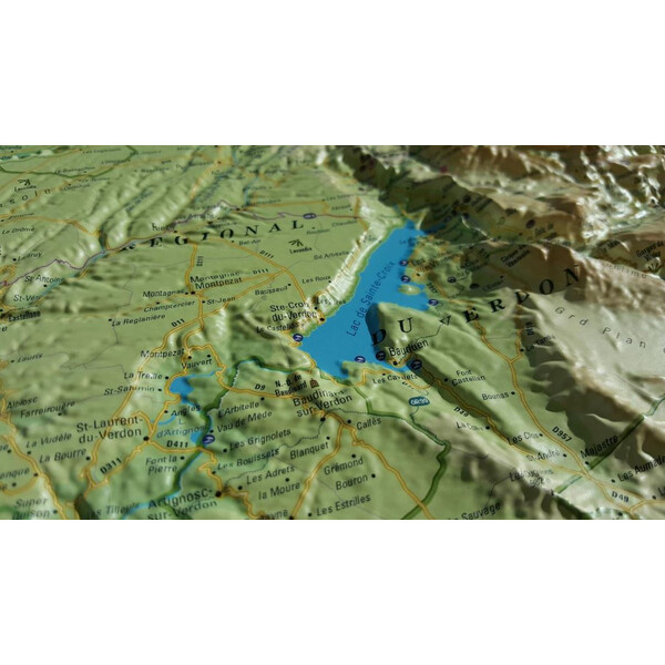 3Dmap Regionkarta Le Verdon