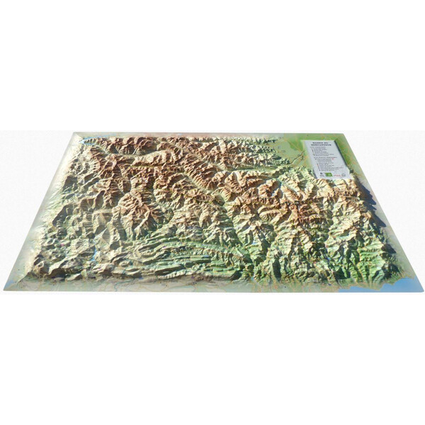 3Dmap Regionkarta Le Massif du Mercantour