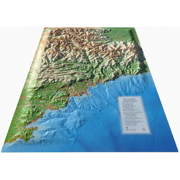 3Dmap Regionkarta Les Alpes Maritimes
