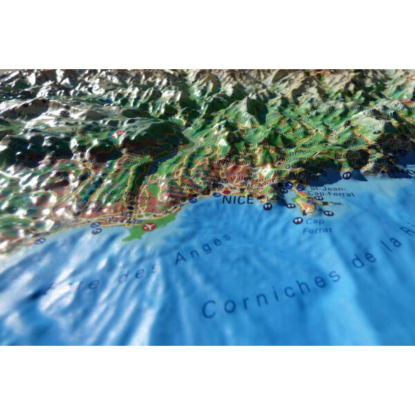 3Dmap Regionkarta Les Alpes Maritimes