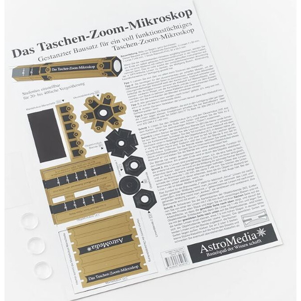 AstroMedia Byggsats Taschen-Zoom-Mikroskop