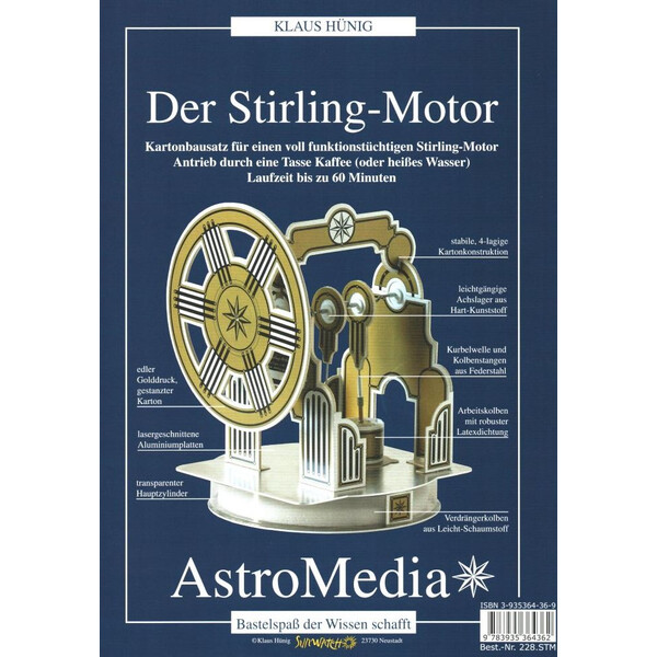 AstroMedia Byggsats Der Stirling-Motor