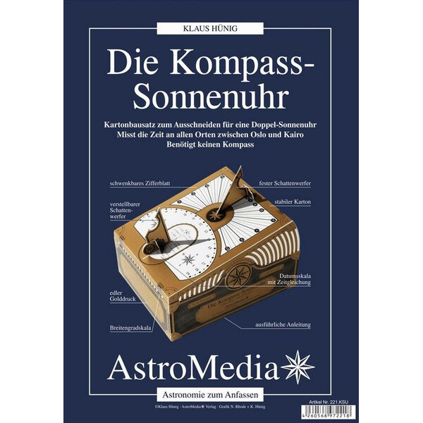 AstroMedia Byggsats Kompassens solur