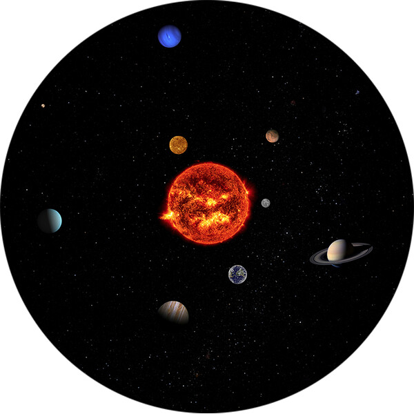 Redmark Bild för Bresser och NG Planetarium Solsystemet