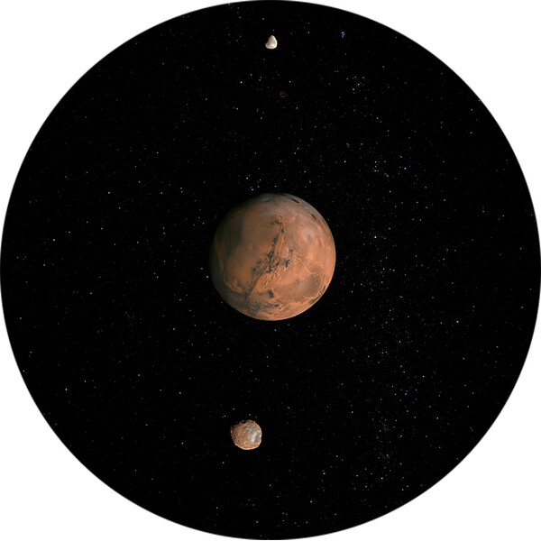 Redmark Bildskiva för Bresser och NG planetarium Mars-system