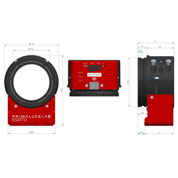 PrimaLuceLab ESATTO 3" motoriserad mikrofokuserare