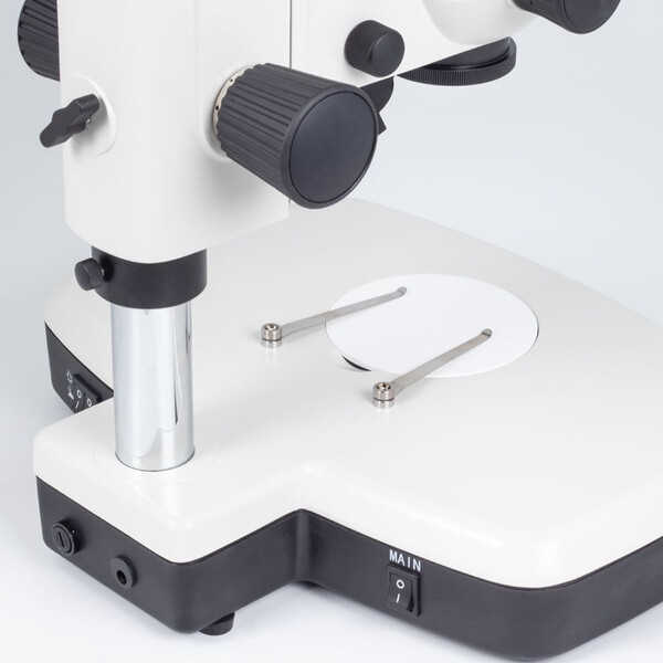 Motic Zoom-stereomikroskop Zoom stereomikroskop K-500 L, binokulär, CMO, infallande och genomfallande ljus, 6x-40x