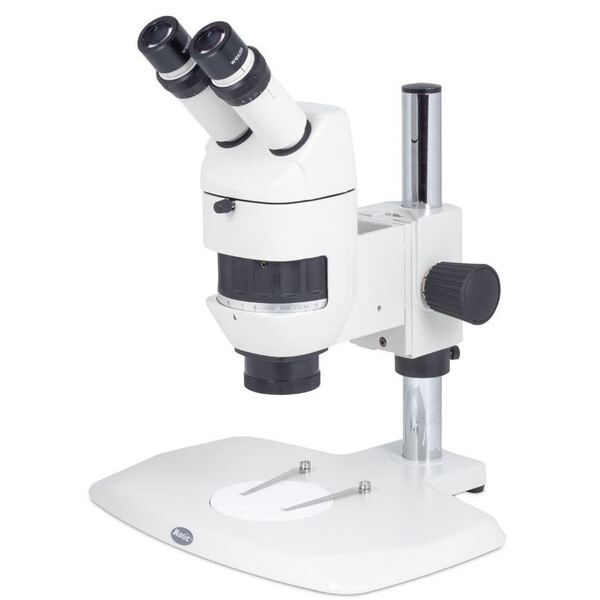 Motic Zoom-stereomikroskop zoom stereomikroskop K-700P, binokulär, CMO, utan belysning, 10x-52x