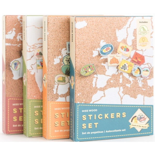 Miss Wood Paket med klistermärken (alla 4 delar)