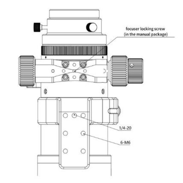 Sharpstar Apokromatisk refraktor AP 61/270 EDPH II OTA