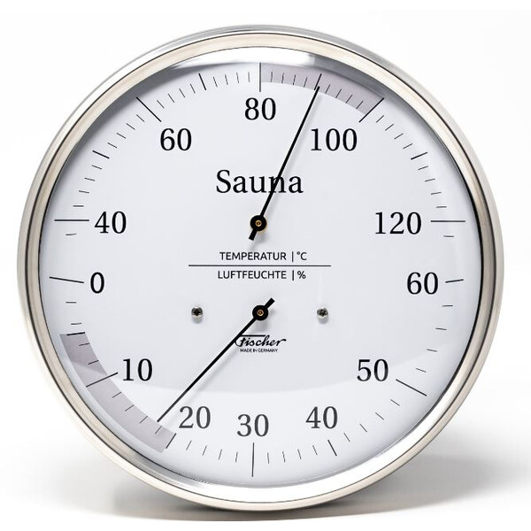 Fischer Väderstation Termohygrometer för bastu 130 mm