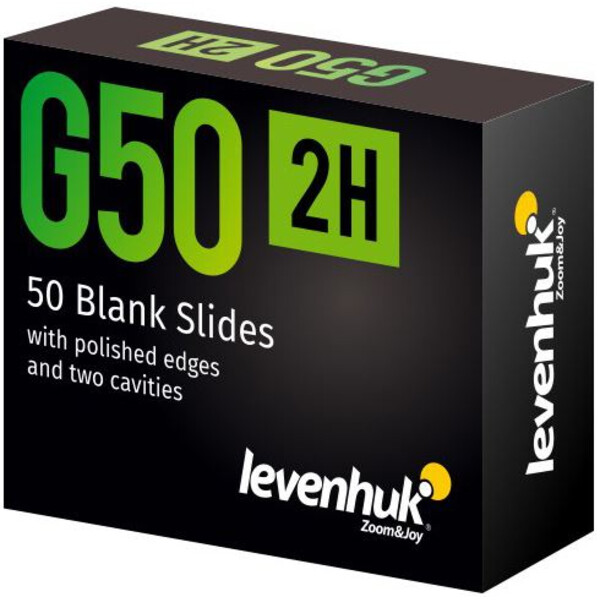 Levenhuk Mikroskopglas G50 2H 50 st