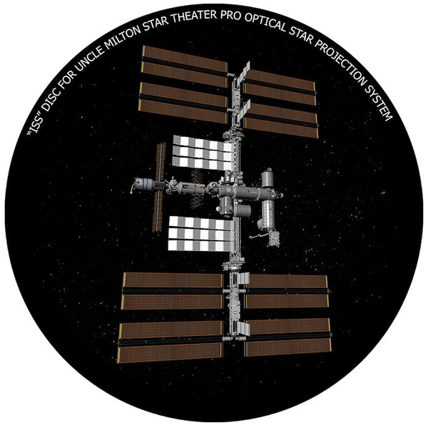 Omegon Bildskiva för Star Theatre Pro med ISS-motiv
