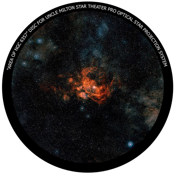Omegon Bildskiva för Star Theatre Pro med motiv NGC 6357