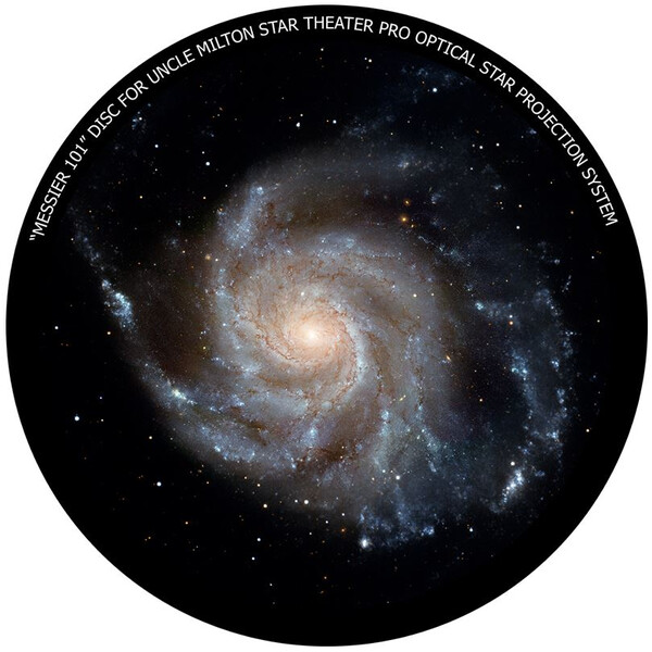 Omegon Bild för Star Theatre Pro med motivet Messier 101