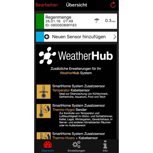 TFA Väderstation WeatherHub Starter-Set med regnmätare