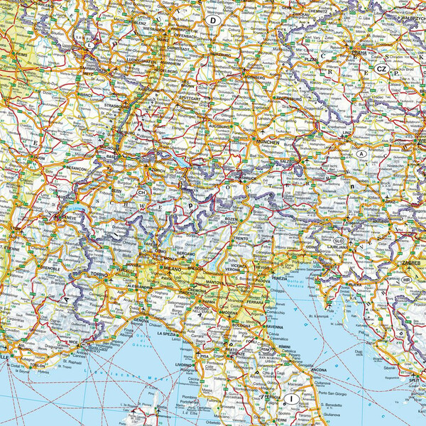 freytag & berndt Kontinentkarta Europa (170 x 121 cm)