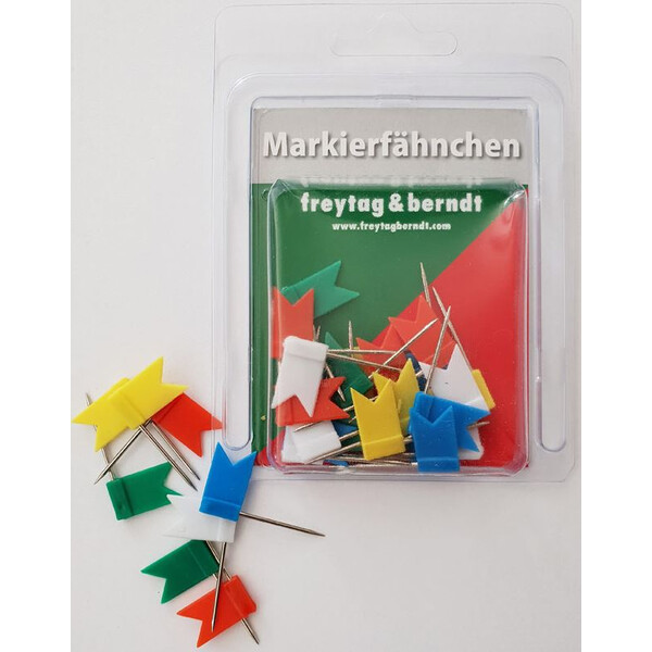 freytag & berndt Markeringsflaggor 30 stycken, blandade färger