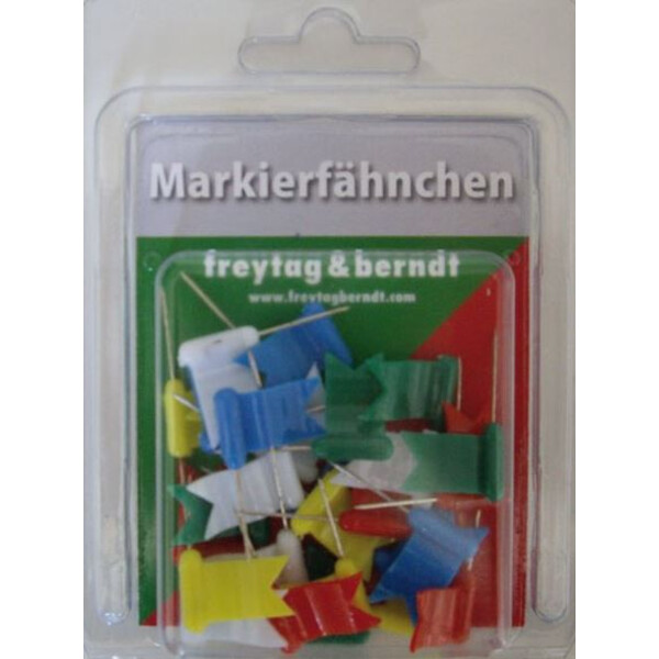 freytag & berndt Markör flaggor som vajar blandade färger 30 st