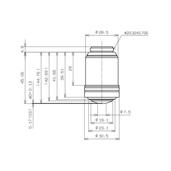 Evident Olympus Objektiv UPLXAPO100XO, 100x, plan, apochro