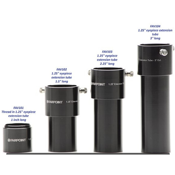 Farpoint Förlängningshylsa Förlängningstub 1,25", optisk väg 37,5 mm