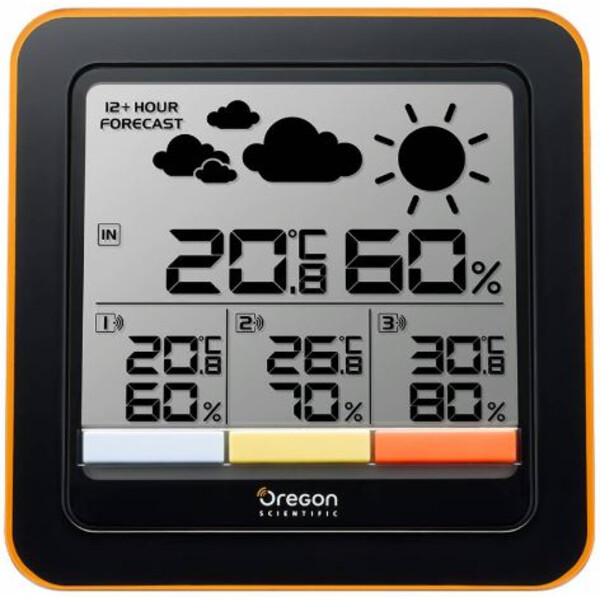 Oregon Scientific Väderstation 4-zon med mögelalarm