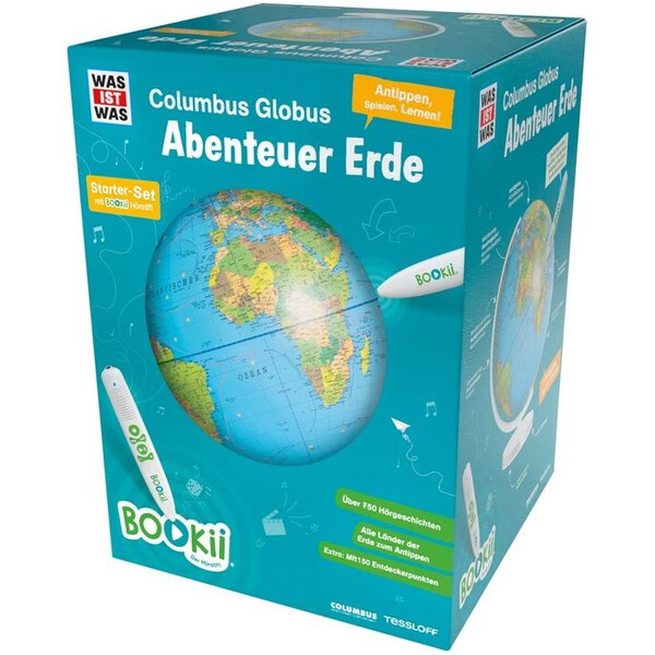 Tessloff-Verlag Barnglob BOOKii Globus mit Stift 34cm