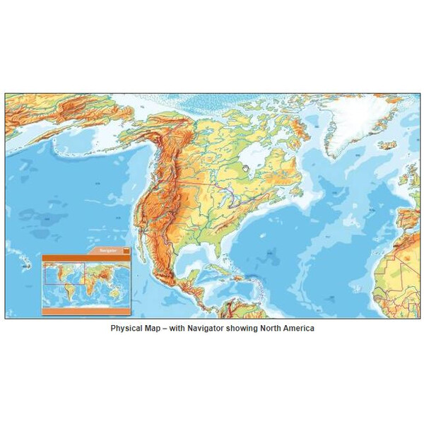 Klett-Perthes Verlag Programvara Interactive Wall Map: World & USA