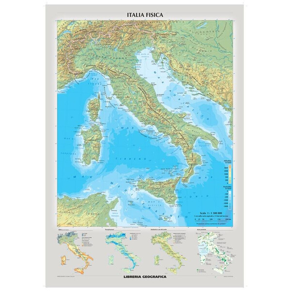 Libreria Geografica Karta Italia fisica e politica