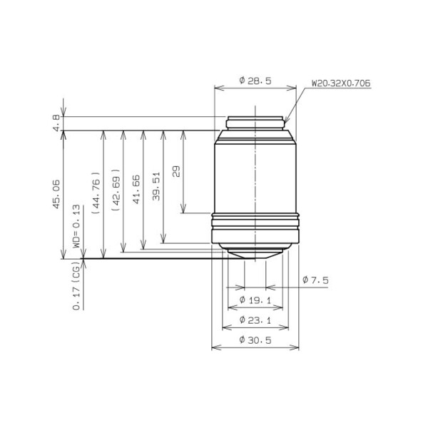 Evident Olympus Objektiv UPLXAPO100XOPH, 100x, plan, apochro, ph