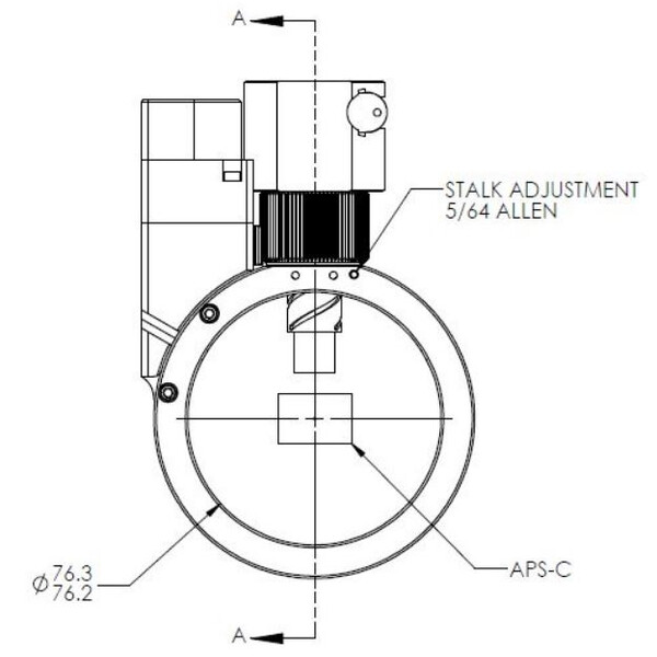 Optec Off-Axis-Guider Sagitta off-axel guider motoriserad