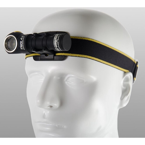 Armytek Tiara pannlampa eller Ficklampa (kallt ljus)