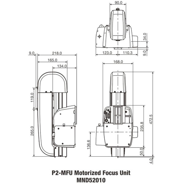 Nikon P2-MFU motoriserad FOCUS-enhet