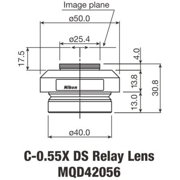 Nikon Kameraadapter C-Mount-Adapter 0,55x