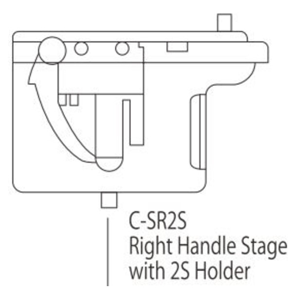 Nikon C-SR2S Stativ med höger handtag och 2SHolder