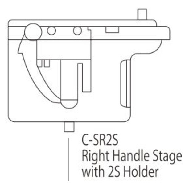 Nikon C-SR2S Höger handtagssteg med 2SHållare