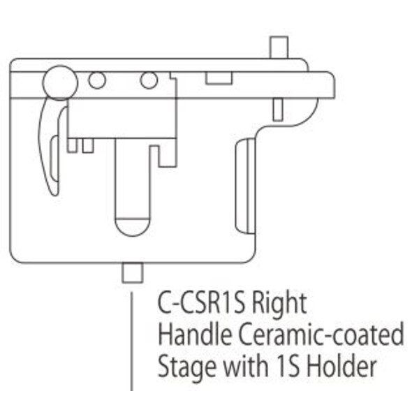 Nikon C-CSR1S Höger handtag för keramiskt steg med 1S hållare