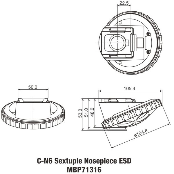 Nikon C-N6 Sextuple nässtycke