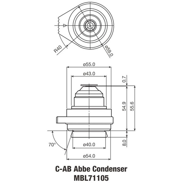 Nikon C-C Abbe kondensor N.A. 0,90