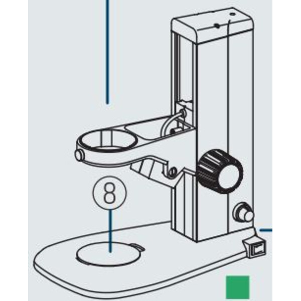 Nikon Zoom-stereomikroskop SMZ745T, trino, 0,67x-5x,45°, FN22, B.D.115mm, infallande och transmitterat ljus, LED