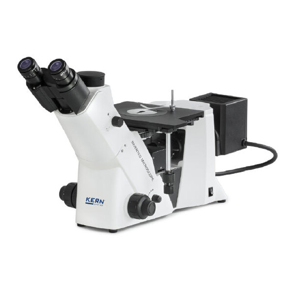 Kern Invert mikroskop OLM 171, invers, MET, POL, trino, Inf planchrom, 50x-500x, Direktljus, HAL, 50W